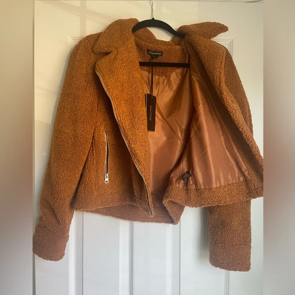 Shinestar Teddy Sherpa Jacket - Picture 2 of 5